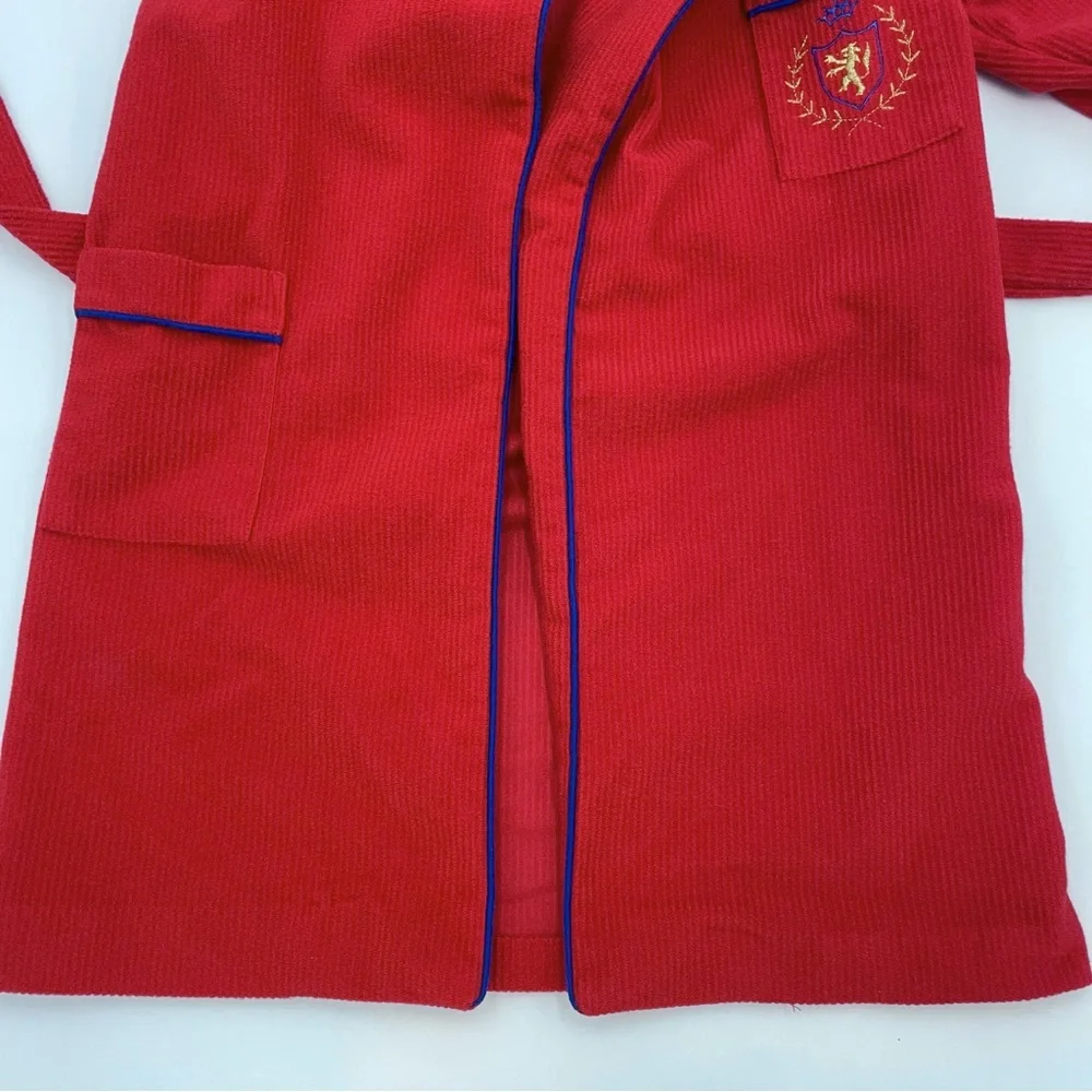 Vintage Tom & Jerry Robe‎ Child's Red Bathrobe Girl Boy Kid Size 5 Bath Belted